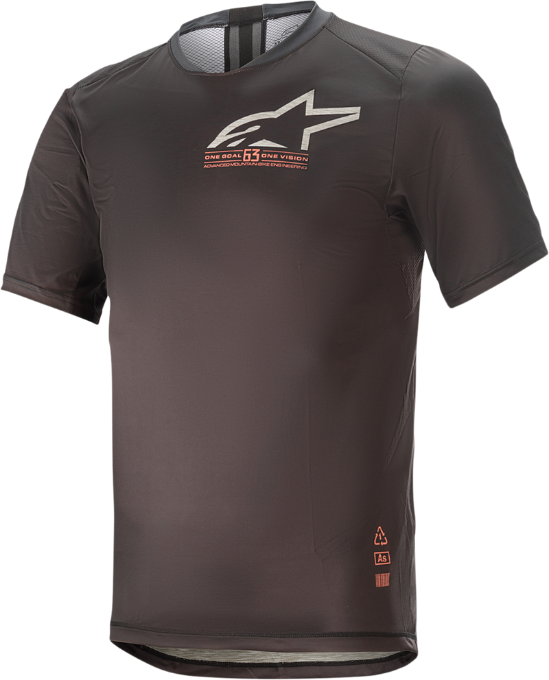ALPINESTARS Alps 6.0 V2 Jersey - Short-Sleeve - Black/Coral - Medium 1763921-1793-MD