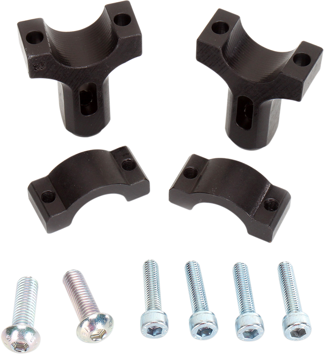 MOOSE RACING Handguard Clamp - Aluminum - Black 50-014B