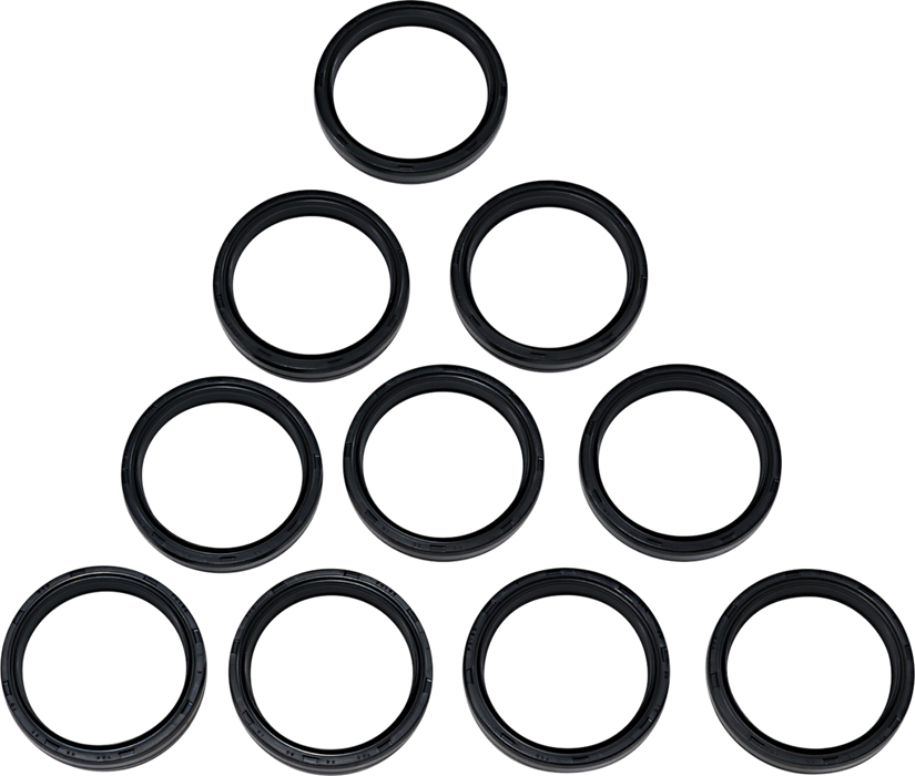 DRAG SPECIALTIES Fork Seals - 49 mm - 10-Pack SUG RETAIL IS FOR A PAIR 55-129-10