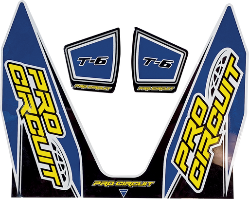 PRO CIRCUIT T-6 Decal - Dark Blue D22T6-DB