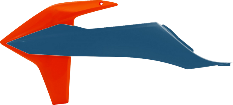 ACERBIS Radiator Shrouds - Orange/Factory Blue 2726517302