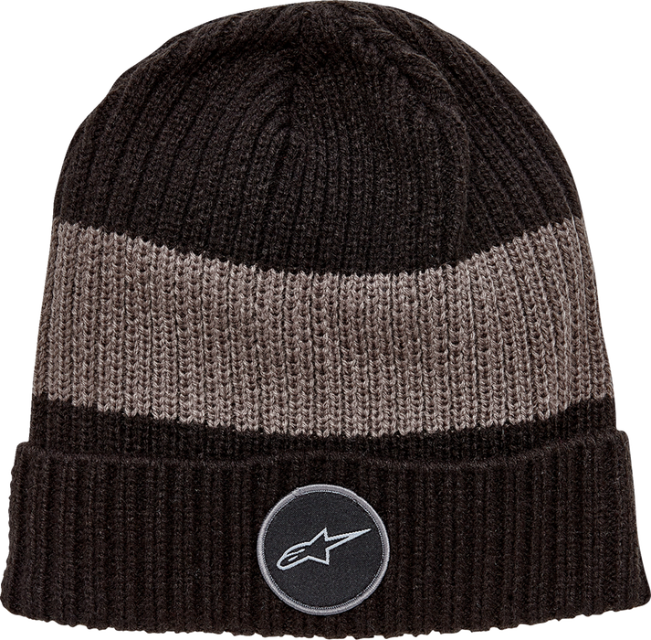 ALPINESTARS Ward Beanie - Black/Charcoal - One Size 1232-81200-1018