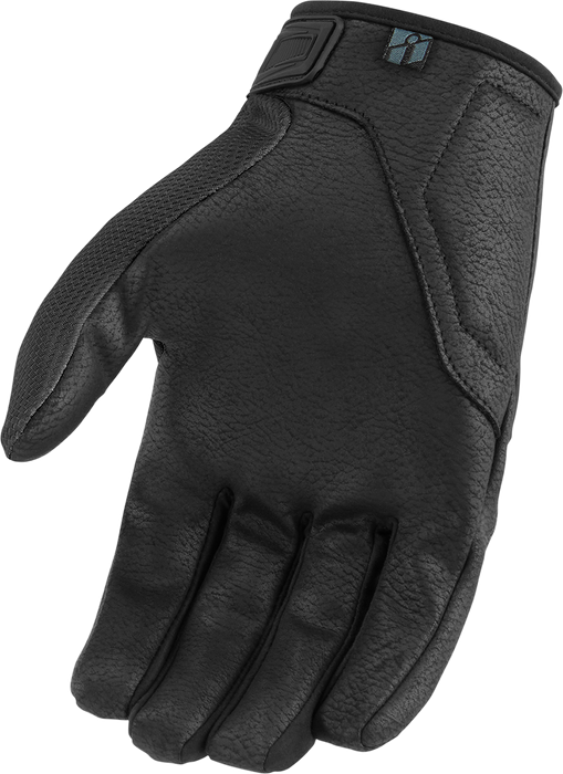 ICON Hooligan™ CE Motorcycle Gloves - Black - Large 3301-4356