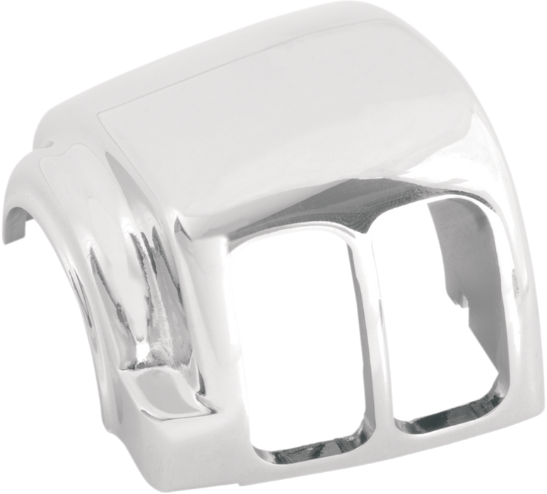 DRAG SPECIALTIES Switch Housing - Left - Upper - Smooth - Chrome H07-0671B-LT