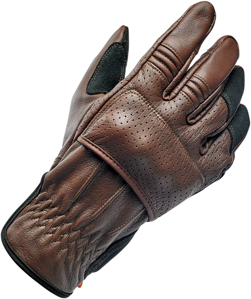 BILTWELL Borrego Gloves - Chocolate/Black - Large 1506-0201-304