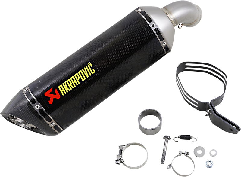 AKRAPOVIC Muffler - Carbon Fiber/Carbon Fiber S-K10SO24-HRC 1811-3967