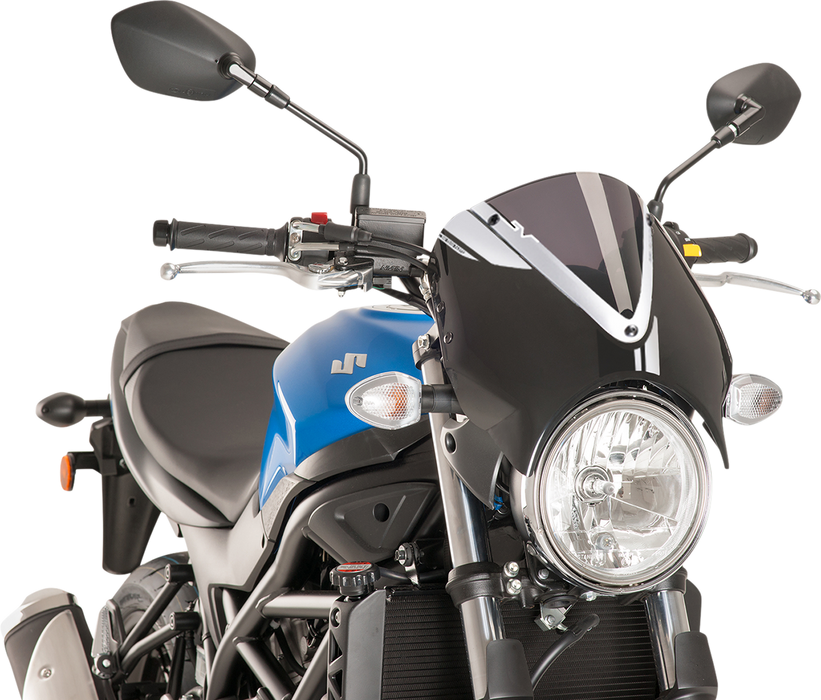 PUIG HI-TECH PARTS New Generation Windscreen - Dark Smoke - SV650 8926F