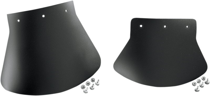 DRAG SPECIALTIES Mud Flap - Plain - 9.5" W x 6.5" H DS393702