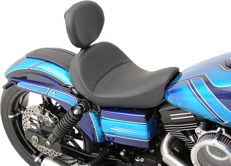 DRAG SPECIALTIES Solo Seat - Mild Stitched - Driver's Backrest - FXD USE P-PADS 08030342,0353 0803-0555