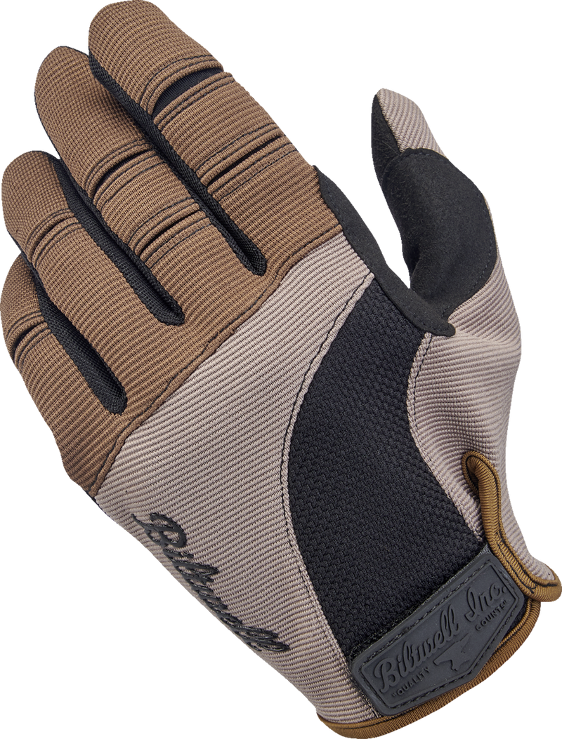 BILTWELL Moto Gloves - Coyote/Black - Small 1501-1301-002