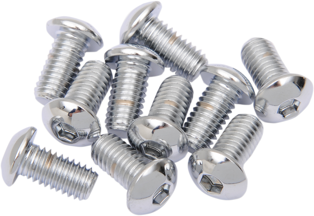 DRAG SPECIALTIES Bolts - Button-Head - 3/8"-16 x 1" MPB270