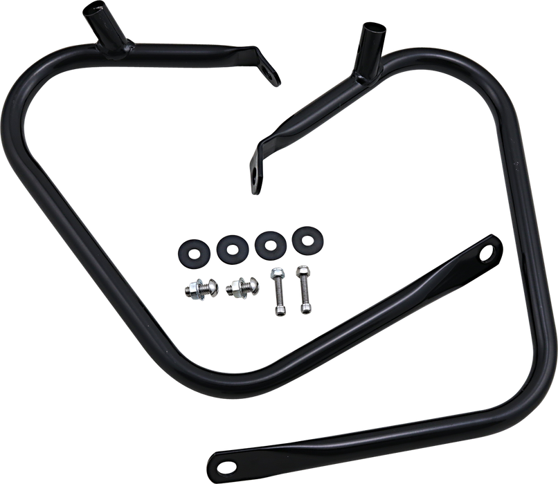 DRAG SPECIALTIES Saddlebag Guards - Black 21039B