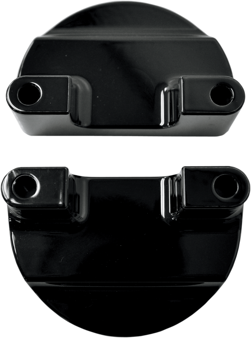 DRAG SPECIALTIES Fender-To-Fork Adapters - Gloss Black 1410-0065