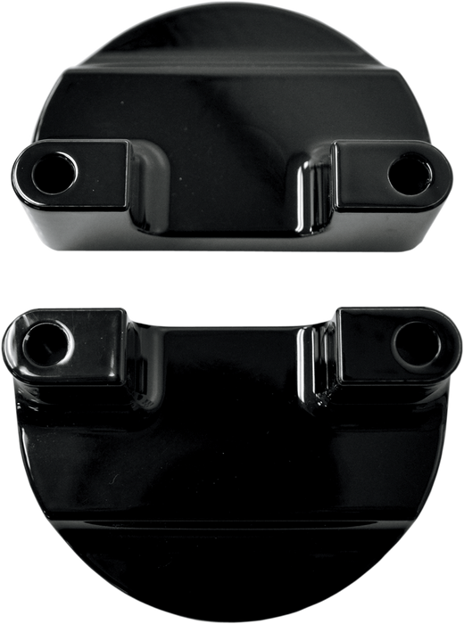DRAG SPECIALTIES Fender-To-Fork Adapters - Gloss Black 1410-0065