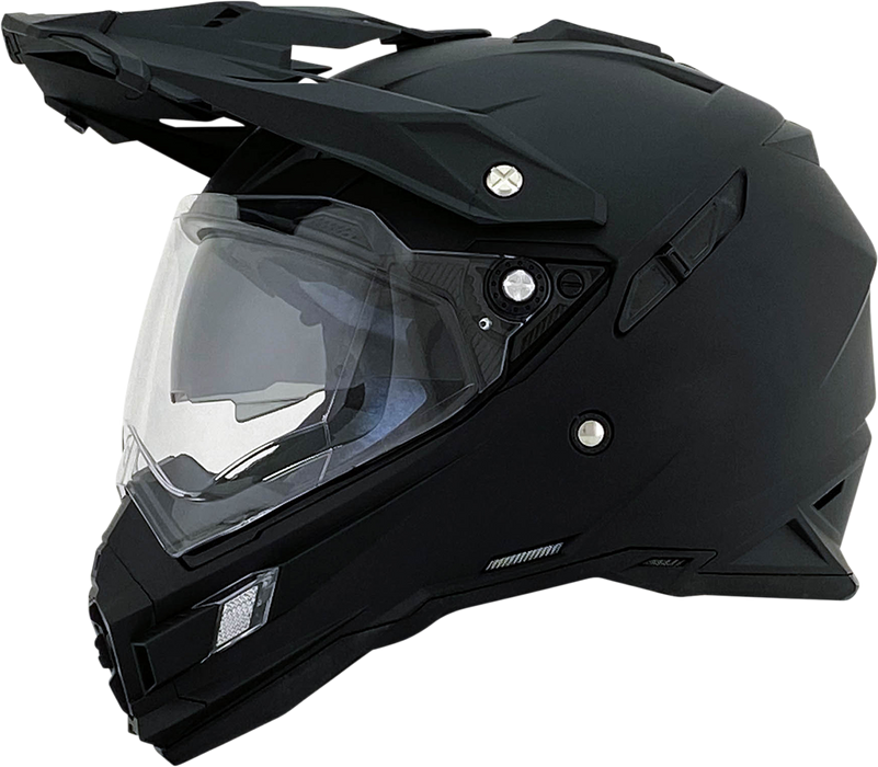 AFX FX-41DS Motorcycle Helmet - Matte Black - Medium 0110-3738