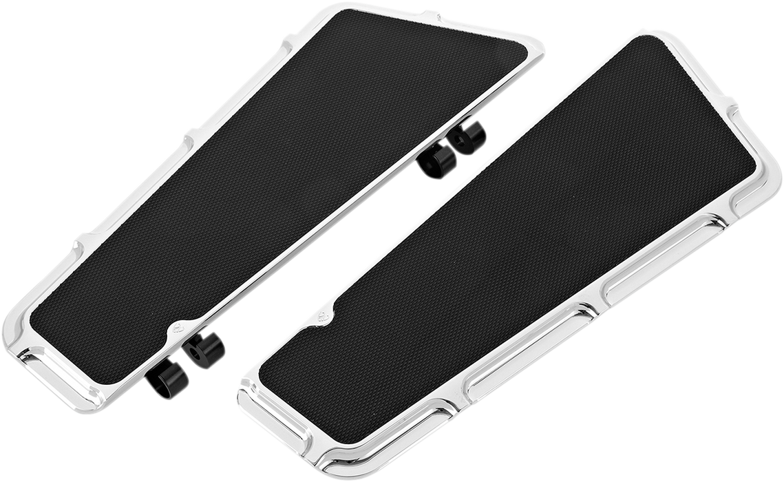 ARLEN NESS Driver Floorboards - Chrome - Beveled 15-409