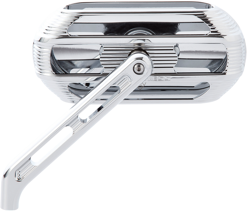 ARLEN NESS Mirror - Sidekick - Side View - Oval - Chrome - Left 510-001
