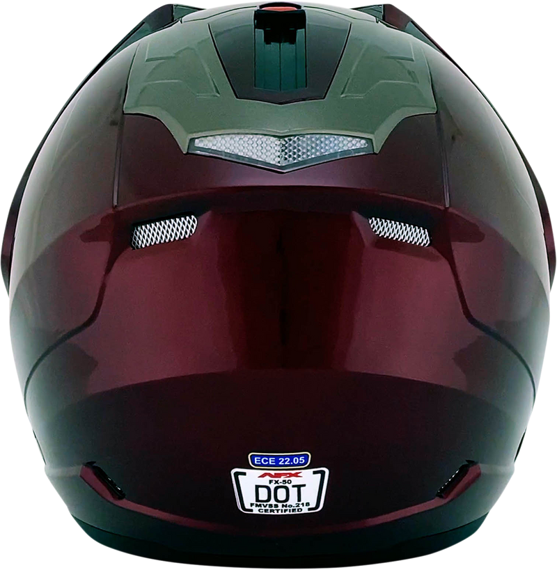 AFX FX-50 Motorcycle Helmet - Wine - Large 0104-1390