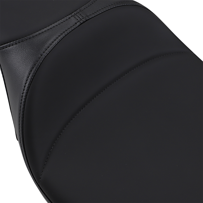 DRAG SPECIALTIES Extended Reach Predator Seat - Mild Stitched - FL '08-'22 0801-1006