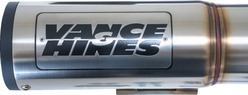 VANCE & HINES Hi-Output RR Exhaust System - Brushed 27321