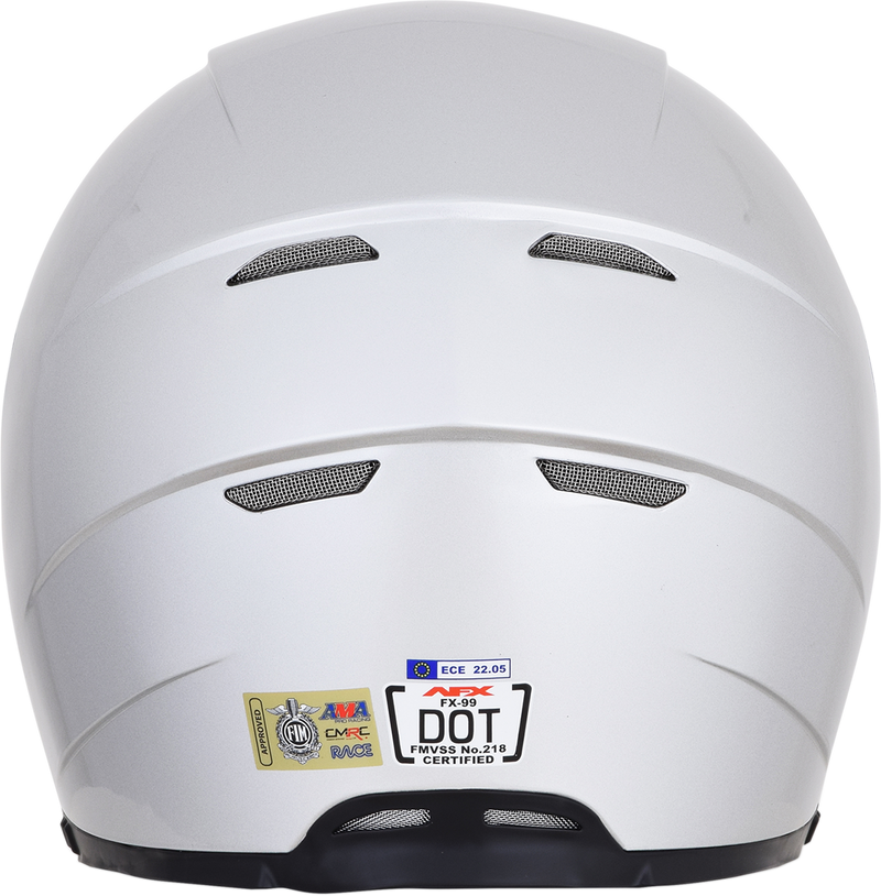 AFX FX-99 Motorcycle Helmet - Silver - 2XL 0101-11071