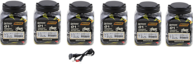 MOOSE UTILITY Battery Cord Jar - 20-Piece x 6-Jars 01NMJARX6
