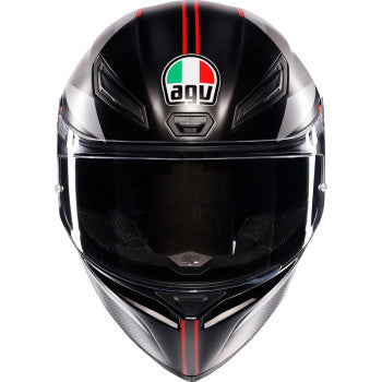 AGV K1 S Motorcycle Helmet - Lap - Matte Black/Gray/Red - XL 2118394003-034-XL