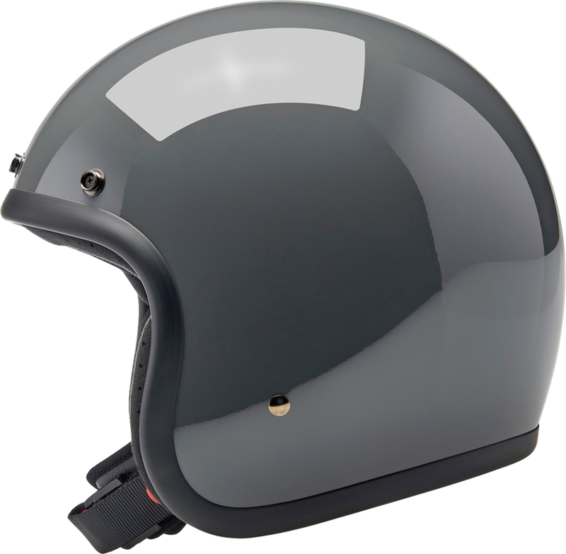 BILTWELL Bonanza Helmet - Gloss Storm Gray - 2XL 1001-165-206