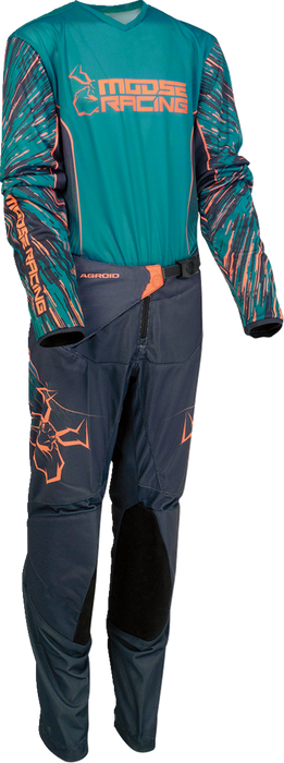 MOOSE RACING Youth Agroid Jersey - Blue/Orange - XL 2912-2333