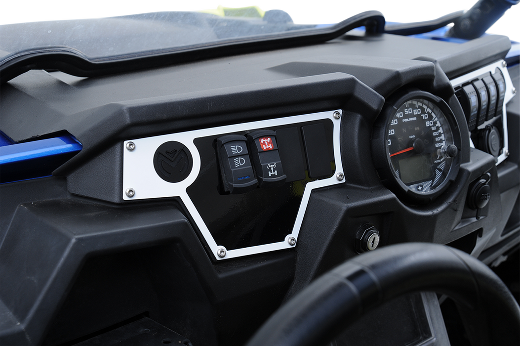 MOOSE UTILITY Dash Plate - Large - Left - White 100-4361-PU