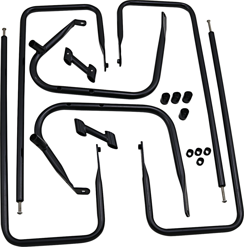 DRAG SPECIALTIES Saddlebag Rail - Black - FLT - '09 - '13 21038B