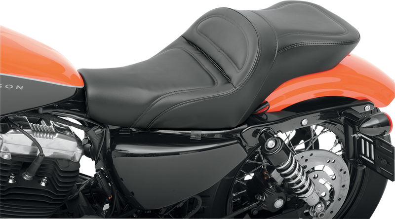SADDLEMEN Seat - Explorer - Without Backrest - Stitched - Black - XLC '04+ 807-11-029