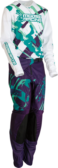 MOOSE RACING Youth Agroid Pants - Purple/Teal - 28 2903-2176