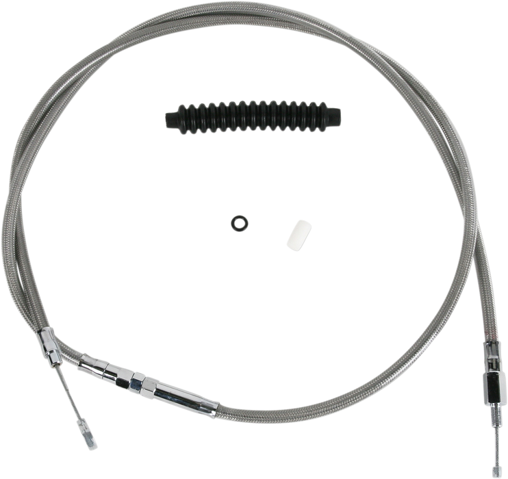 DRAG SPECIALTIES Clutch Cable - Braided 5321004HE