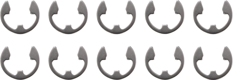 DRAG SPECIALTIES Axle Clip - Chrome - Rear - 10 Pack W16-0349-C