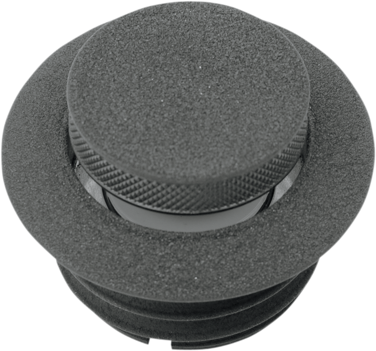 DRAG SPECIALTIES Gas Cap - Vented Pop-Up - Black T03-0339B-A