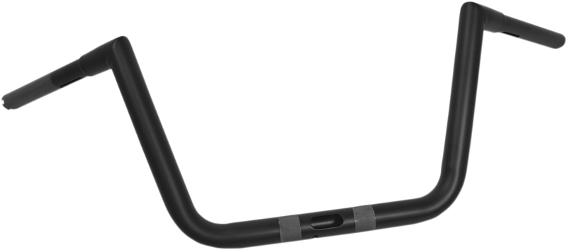 LA CHOPPERS Handlebar - Hefty Twin Peaks - 10" - Flat Black LA-7312-61M