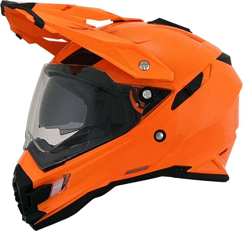 AFX FX-41DS Motorcycle Helmet - Safety Orange - 2XL 0110-3771
