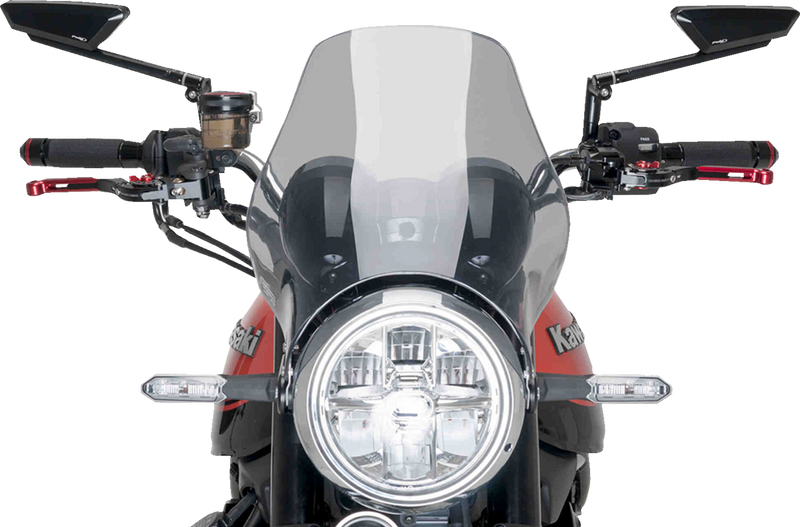 PUIG HI-TECH PARTS Naked Windshield - Smoke - Z900RS/SE 21347H