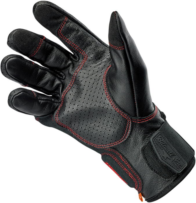 BILTWELL Borrego Gloves - Redline - Large 1506-0108-304