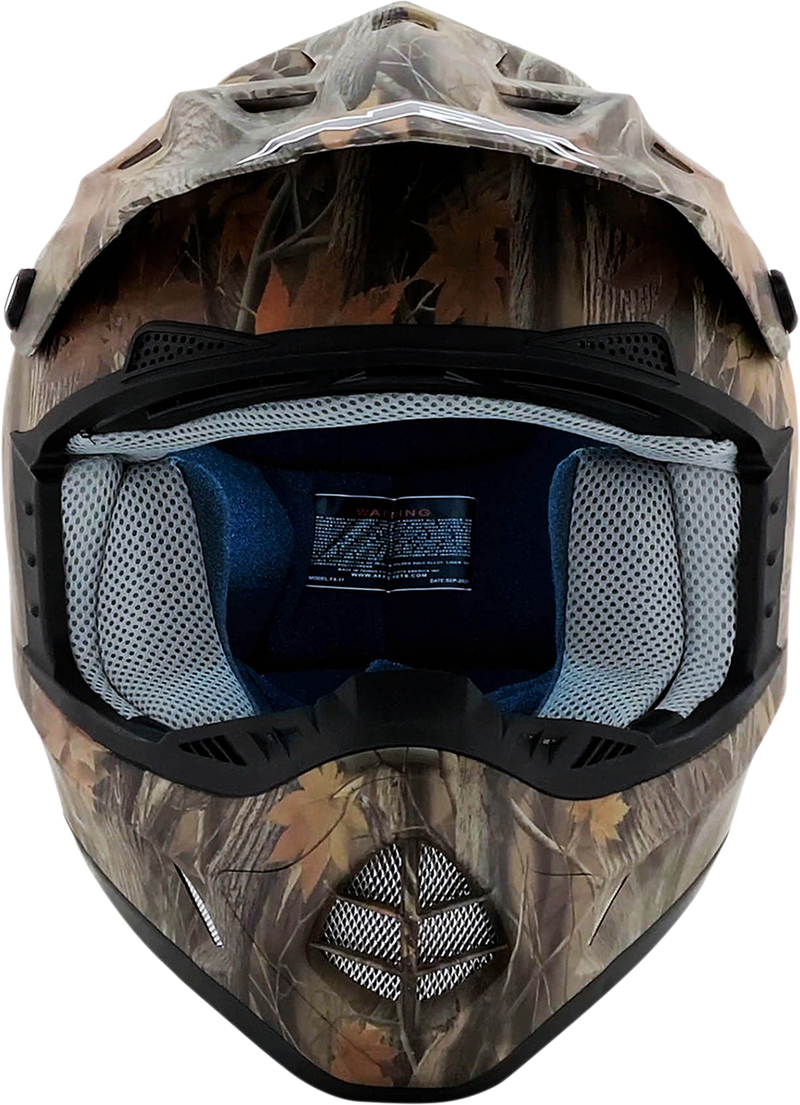 AFX FX-17 Motorcycle Helmet - Camo - Large 0110-1819