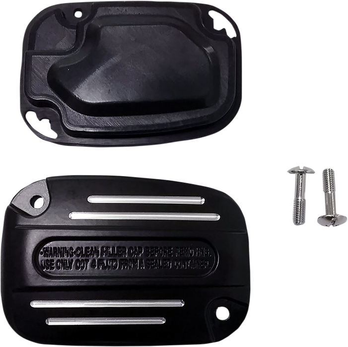 DRAG SPECIALTIES Master Cylinder Cover - Clutch - Black 78577