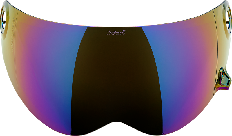 BILTWELL Lane Splitter Gen 2 Shield - Rainbow Mirror 1112-223