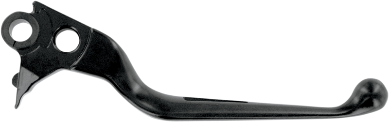 DRAG SPECIALTIES Brake Lever - Wide Blade - Slotted - Black H07-0769B-B