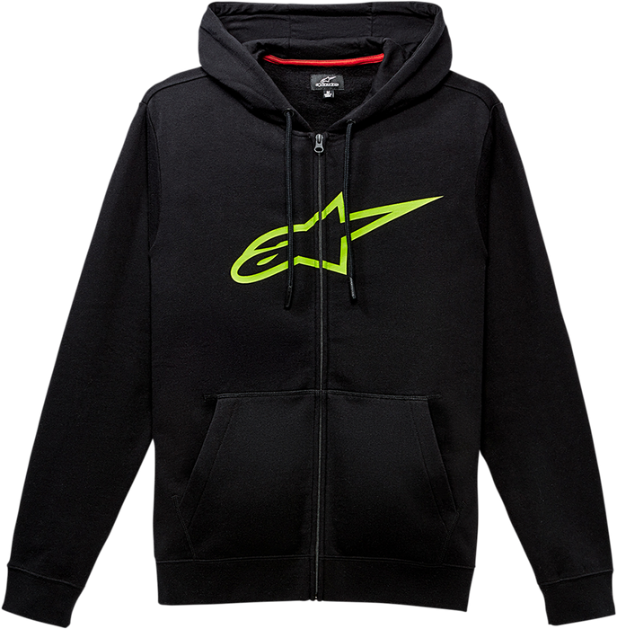 ALPINESTARS Ageless 2 Zip Hoodie - Black/Green - 2XL 10385305210602X