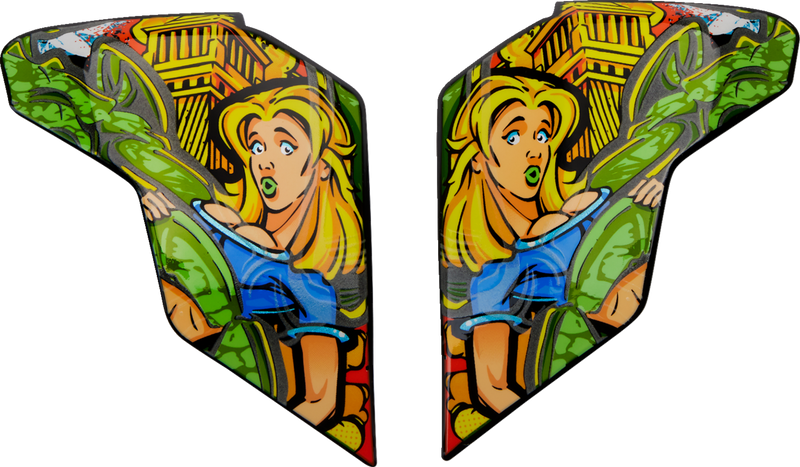 ICON Airflite™ Side Plates - Bugoid Blitz - Blue 0133-1431