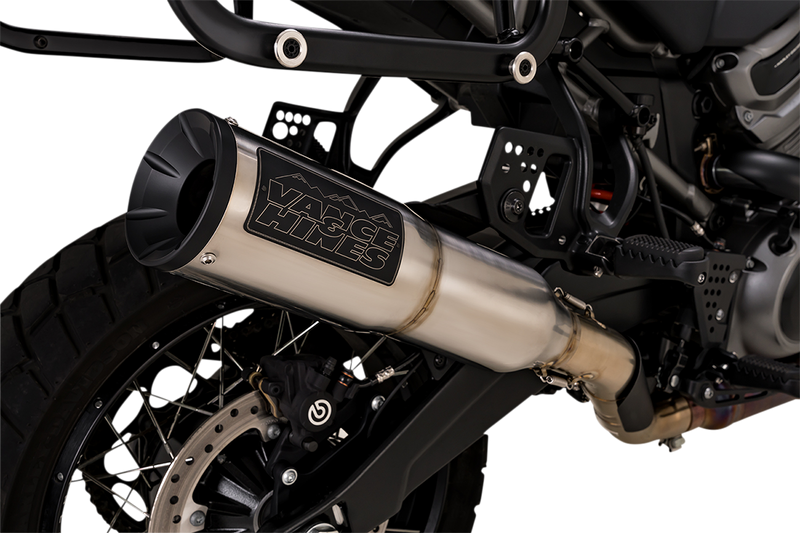 Vance & Hines Exhaust for Harley Davidson Pan America 2021-2024 Adventure Hi-Output 450 Slip-On Muffler 16533