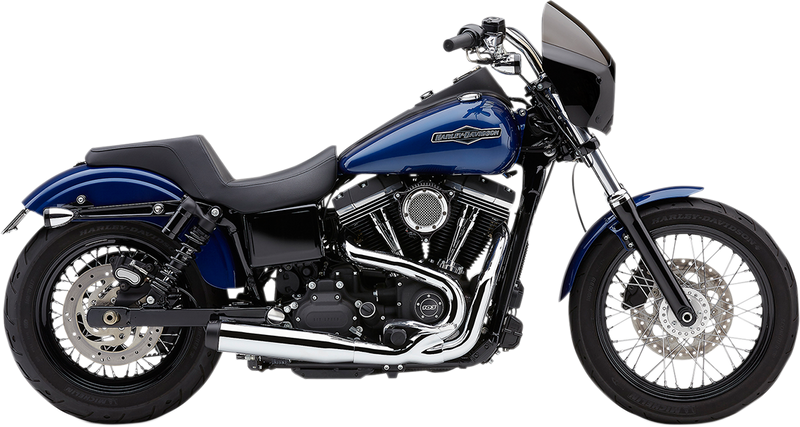 COBRA El Diablo Exhaust - Chrome - 3.5" - '06-'11 Dyna 3 1/2"CANISTER MUFFLER 6496