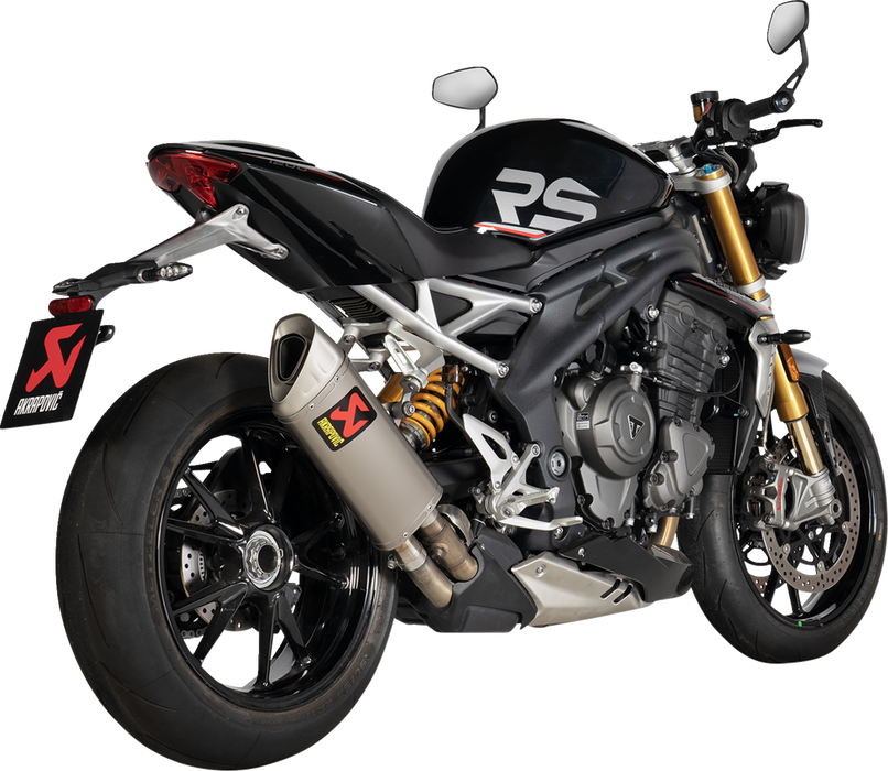 AKRAPOVIC Slip-On Line Muffler - Titanium Speed Triple 1200 2021-2023  S-T12SO5-HAPXLT 1811-4430