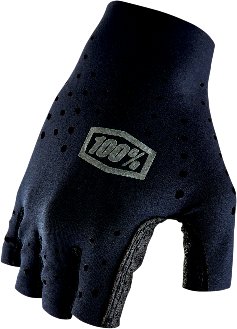 100% Sling Short Finger Gloves - Black - Small 10021-00000